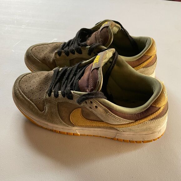 Nike Dunk Low 'Dusty Olive' (DH5360-300) Expeditedship Size 7 WORN - Picture 2 of 10